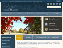 Tablet Screenshot of mexicomissouri.net
